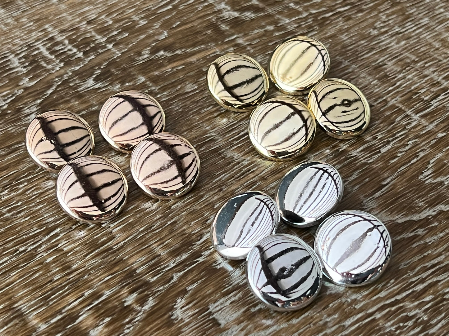 21mm Shiny Shank Blazer Buttons 34L