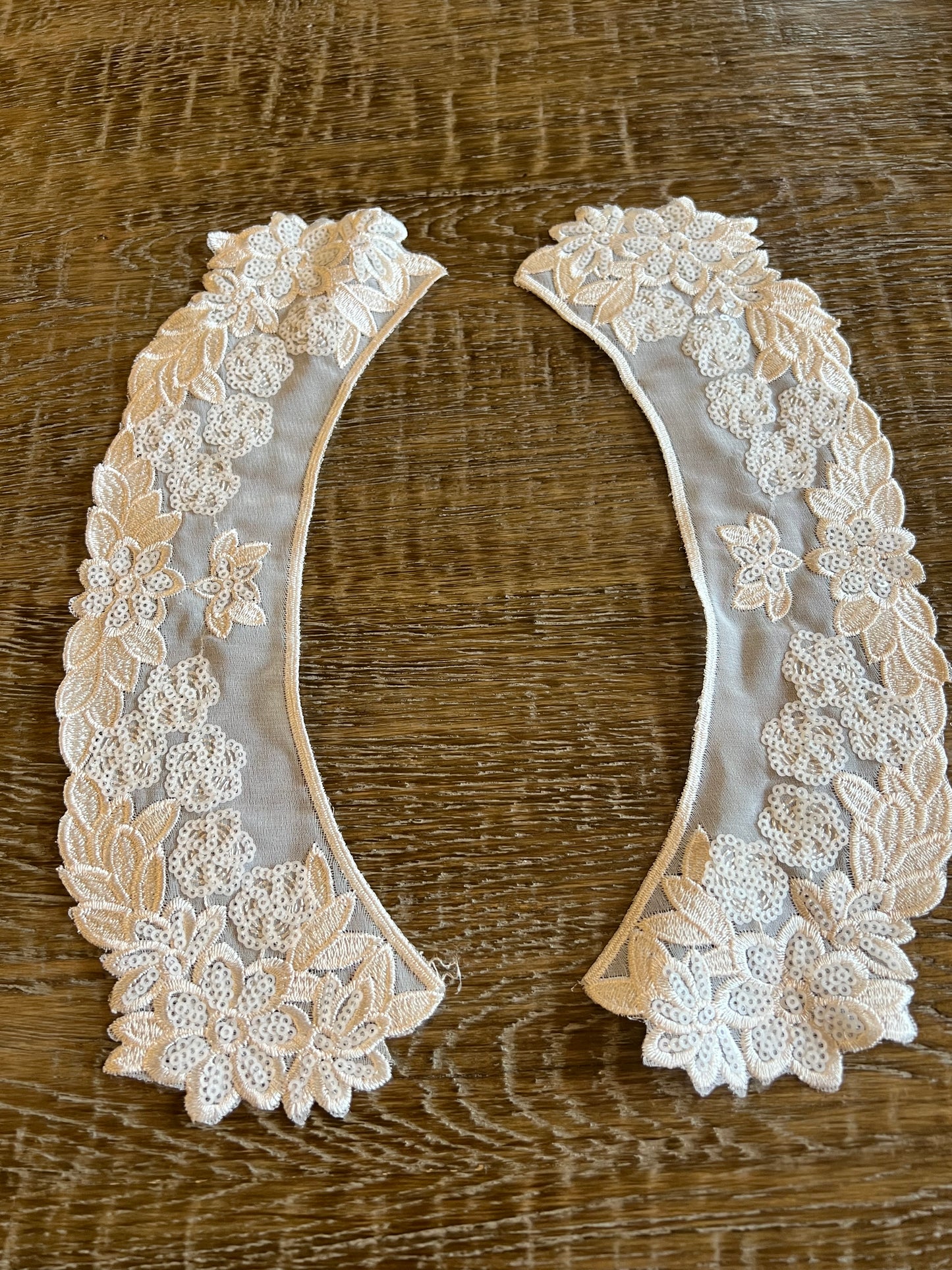 Floral Sequin Trim (Pair)