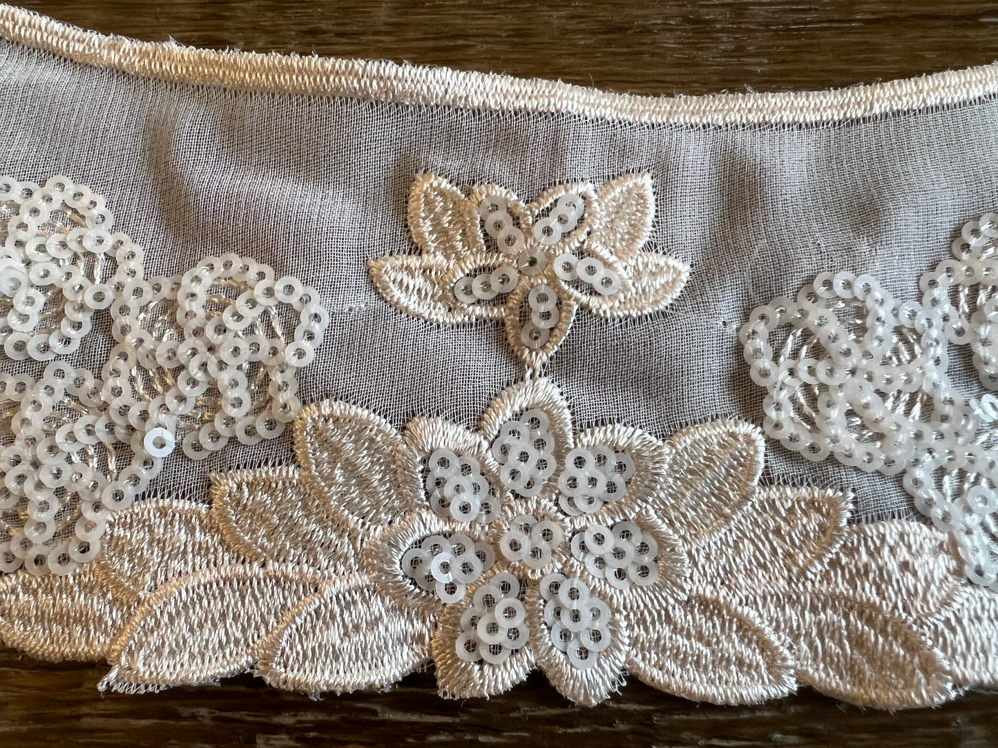 Floral Sequin Trim (Pair)