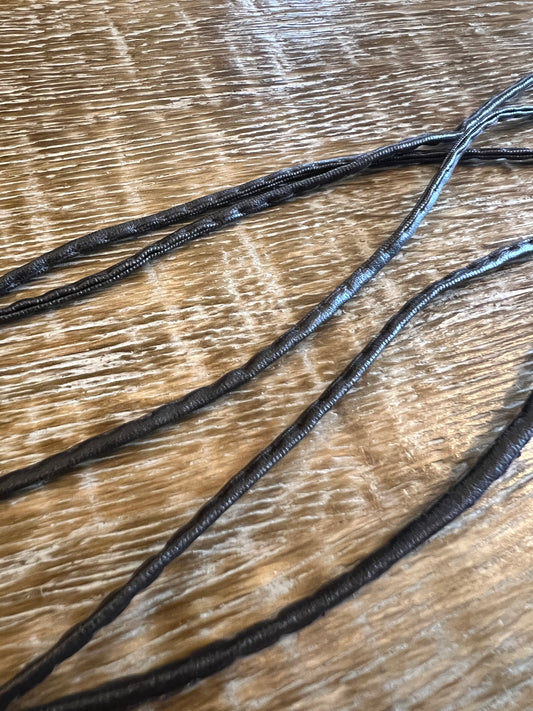 3mm Faux Leather Stitched Cord