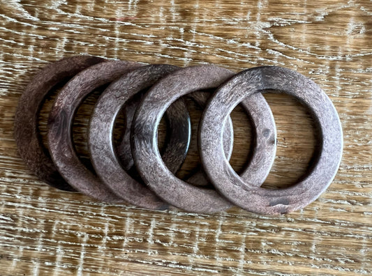 6cm Brown Wooden Ring