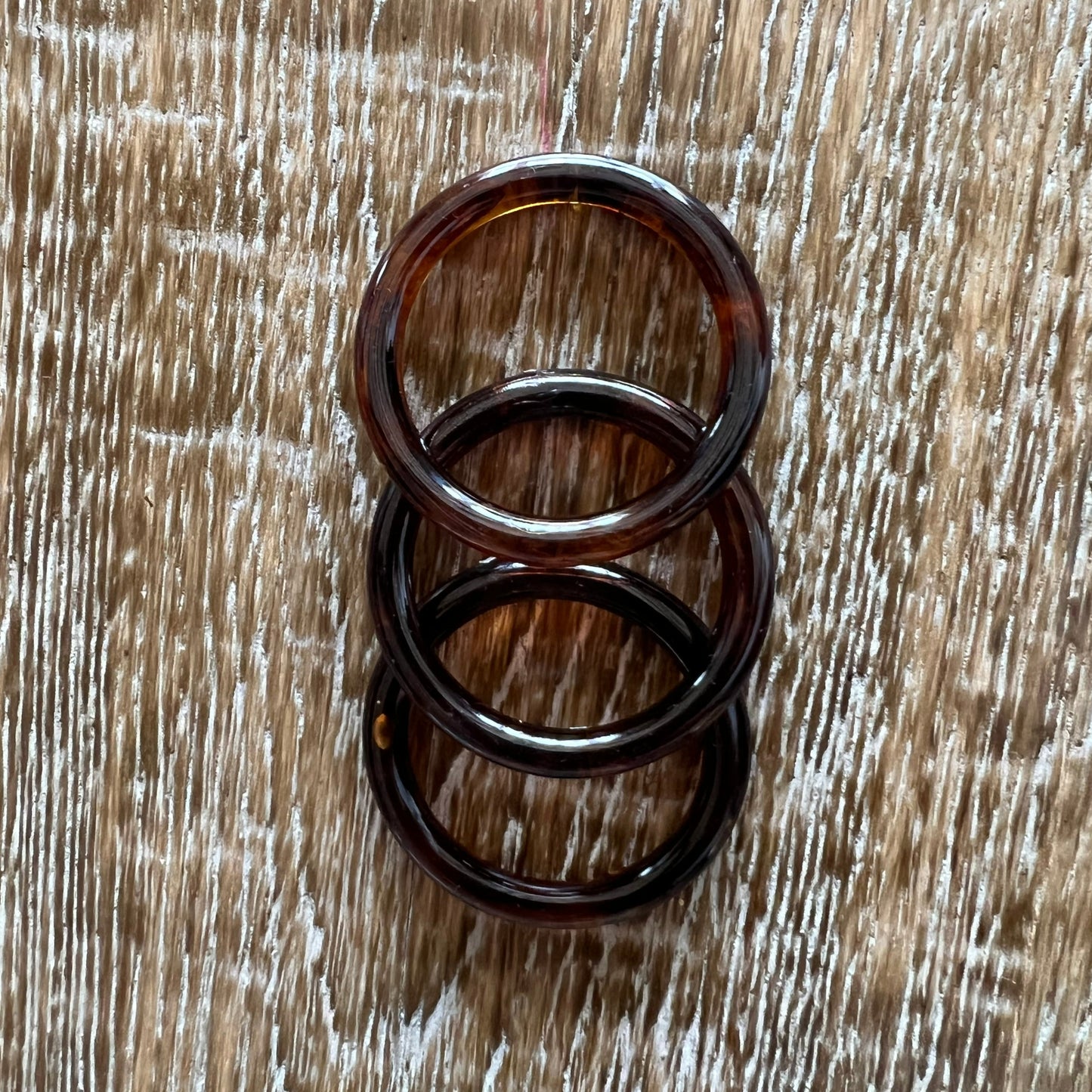 4cm Tortoiseshell Acrylic Ring