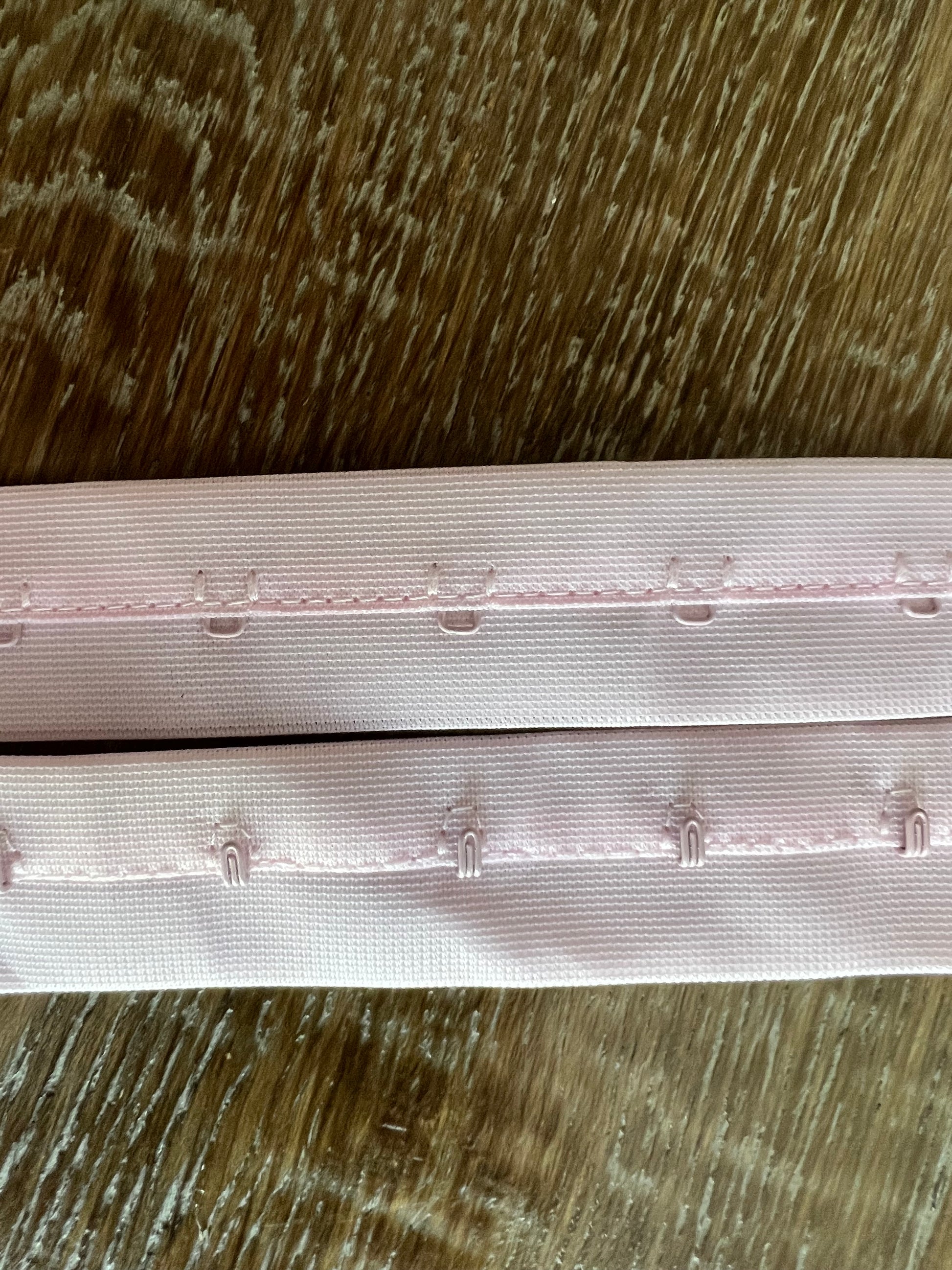 Pink Hook and Eye Tape