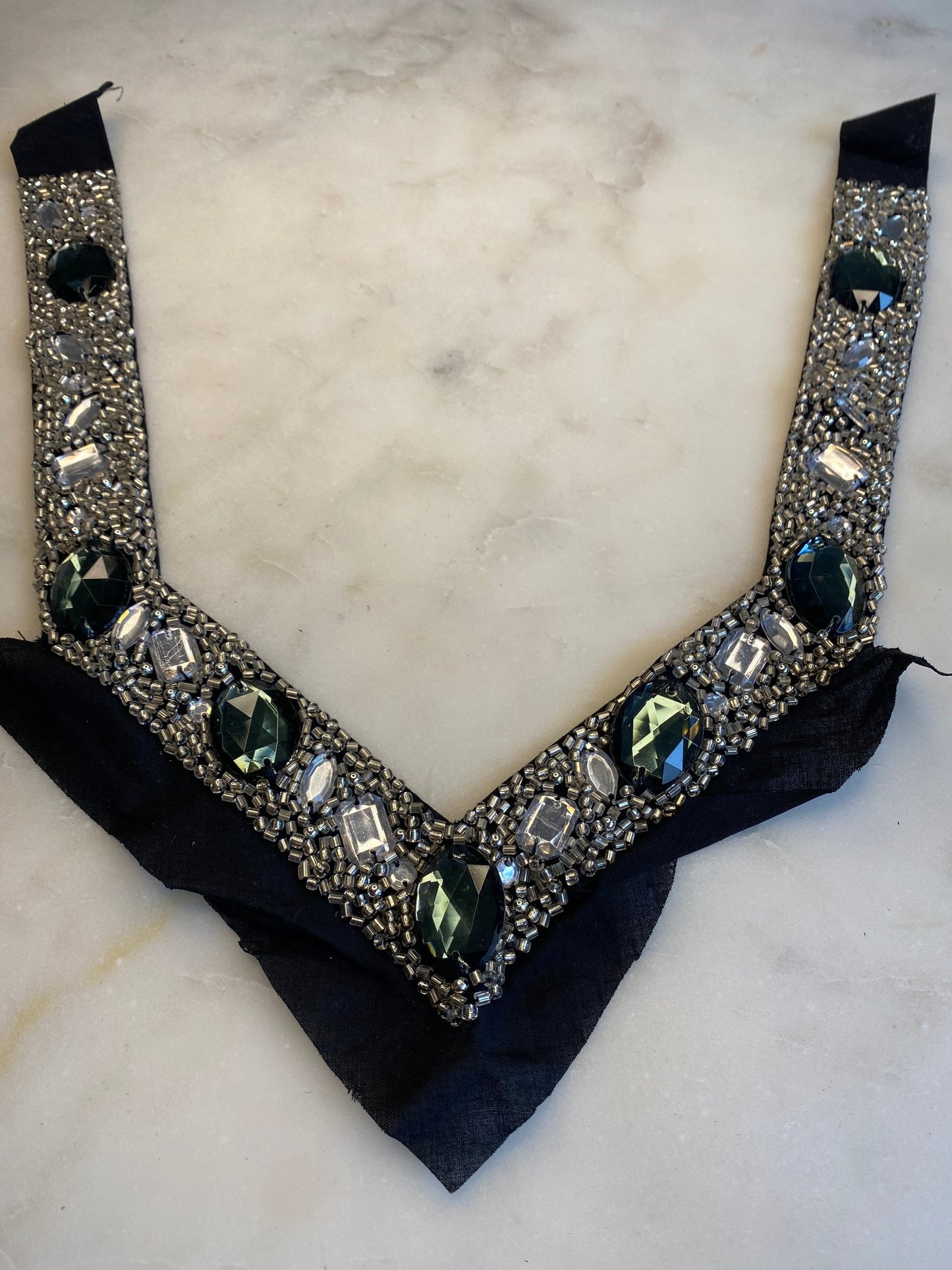 Jewel & Bead Neck Trim