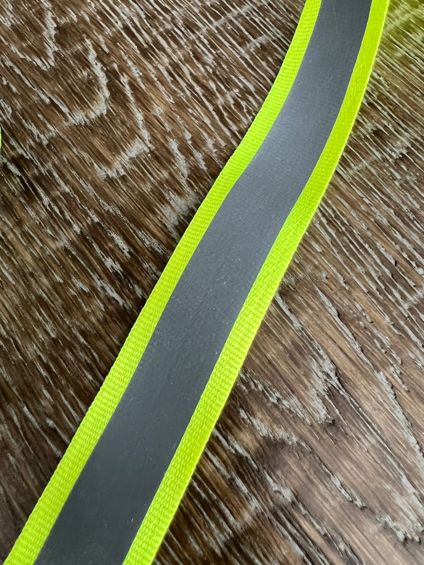 Neon Reflective Gros Grain Tape