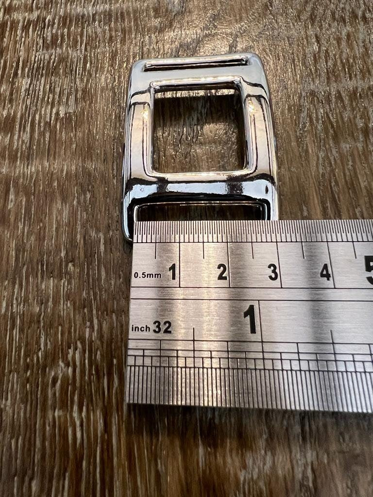 6cm Fabulous Buckles, Shiny Silver, Belt Buckles