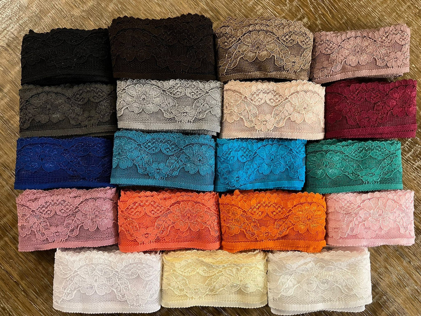 45mm Stretch Lace in 19 Colours