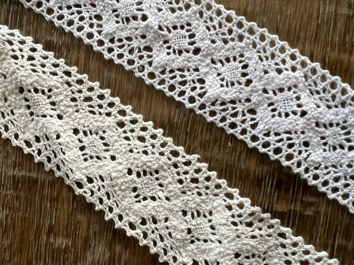 40mm Cotton Lace, 5 Colours