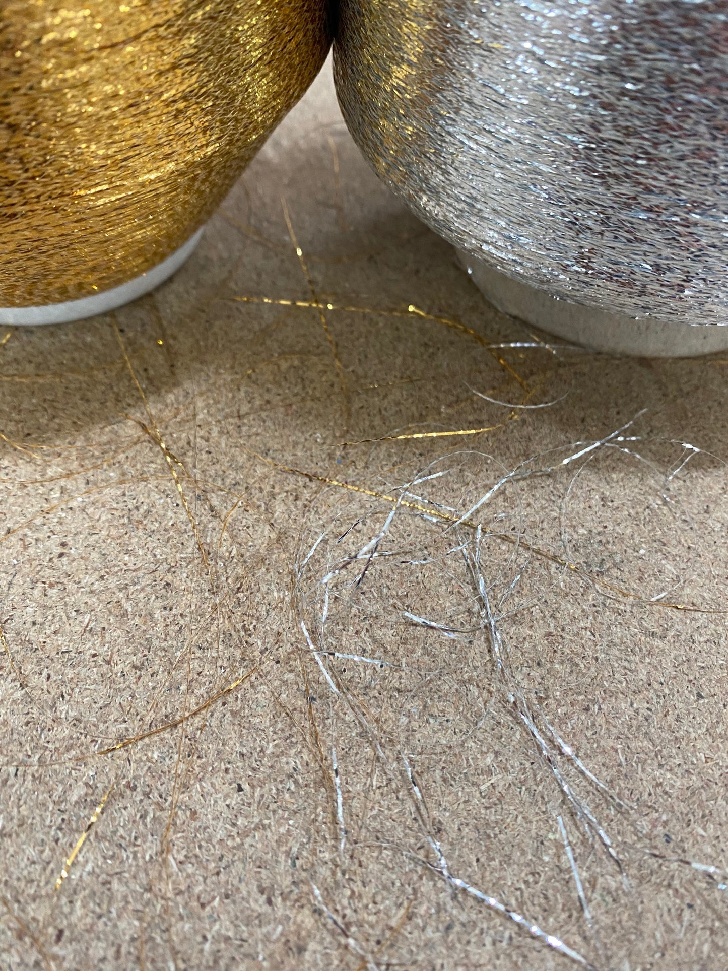 0.5mm Silver Gold Lurex Thread