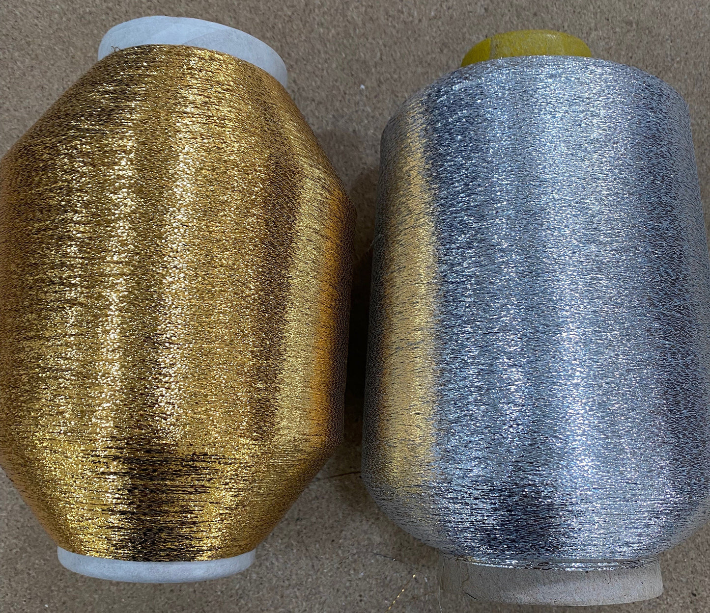 0.5mm Silver Gold Lurex Thread