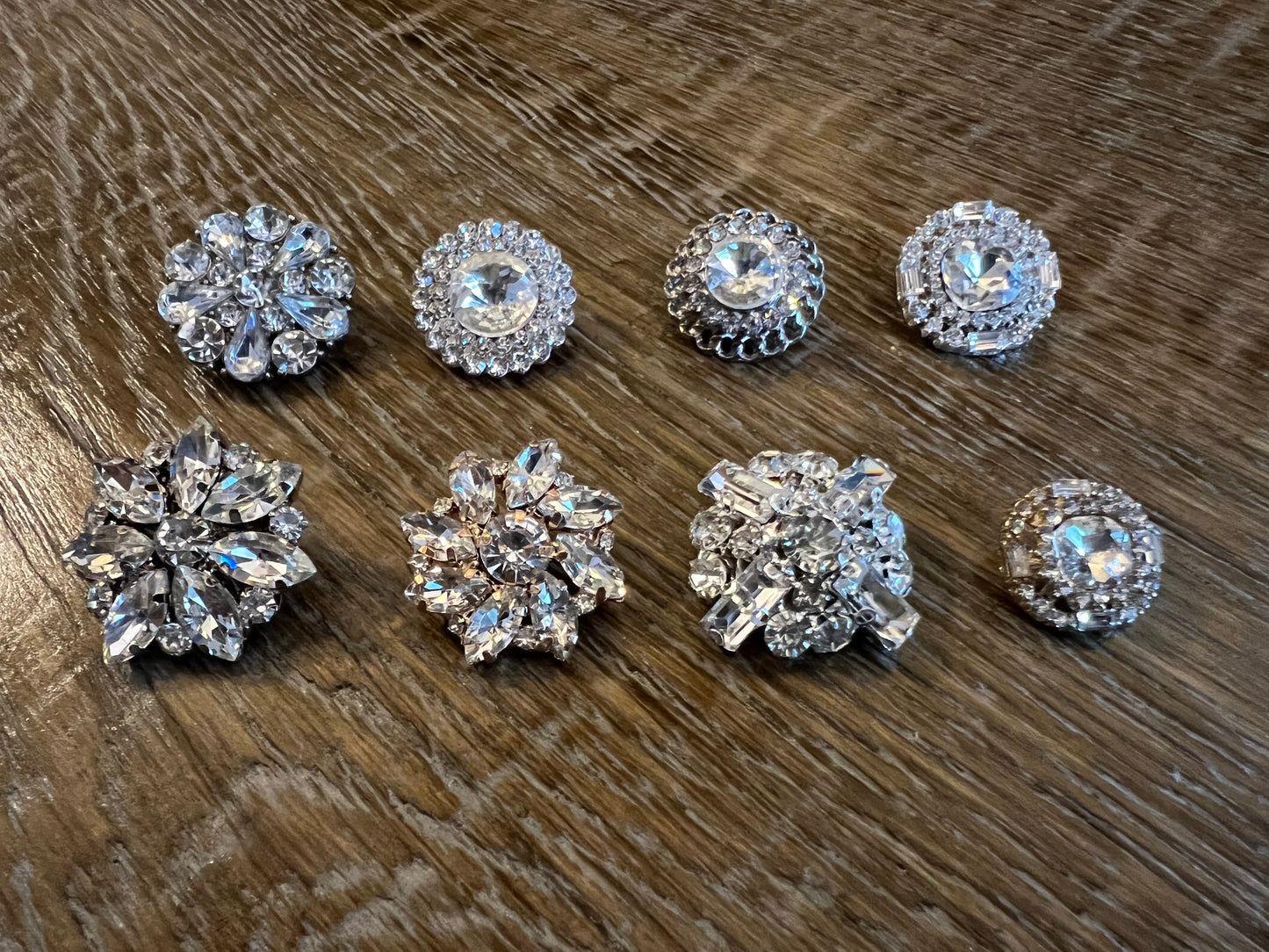 25mm Jewel Diamante Buttons