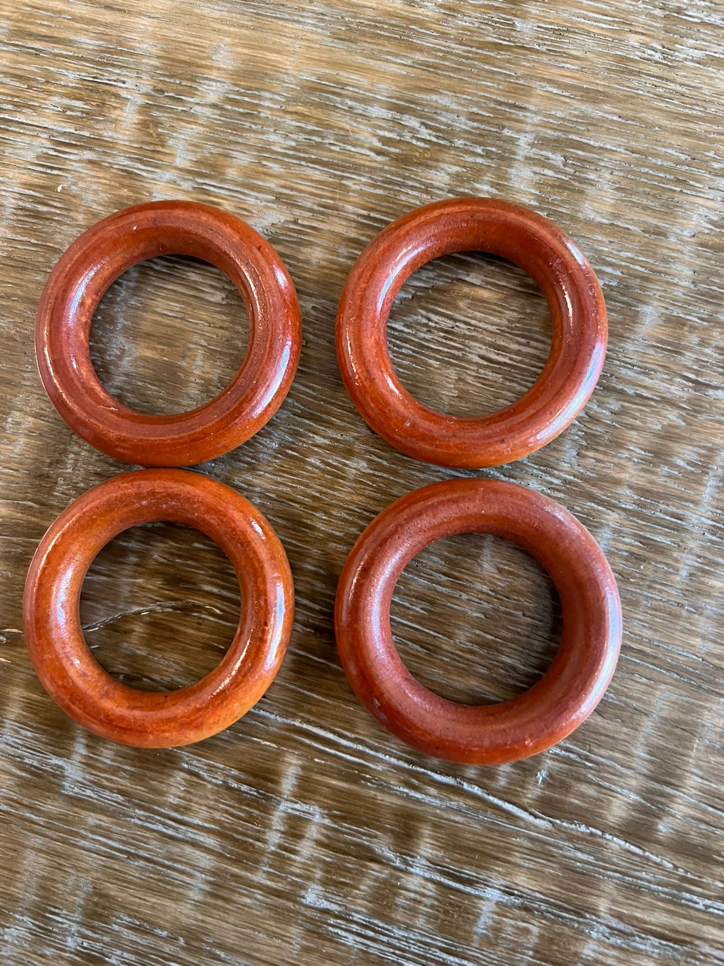 2” Size, Real Wood Rings, Wooden Rings, Red Wood, Mid Wood, Natural Wooden Rings, 5cm