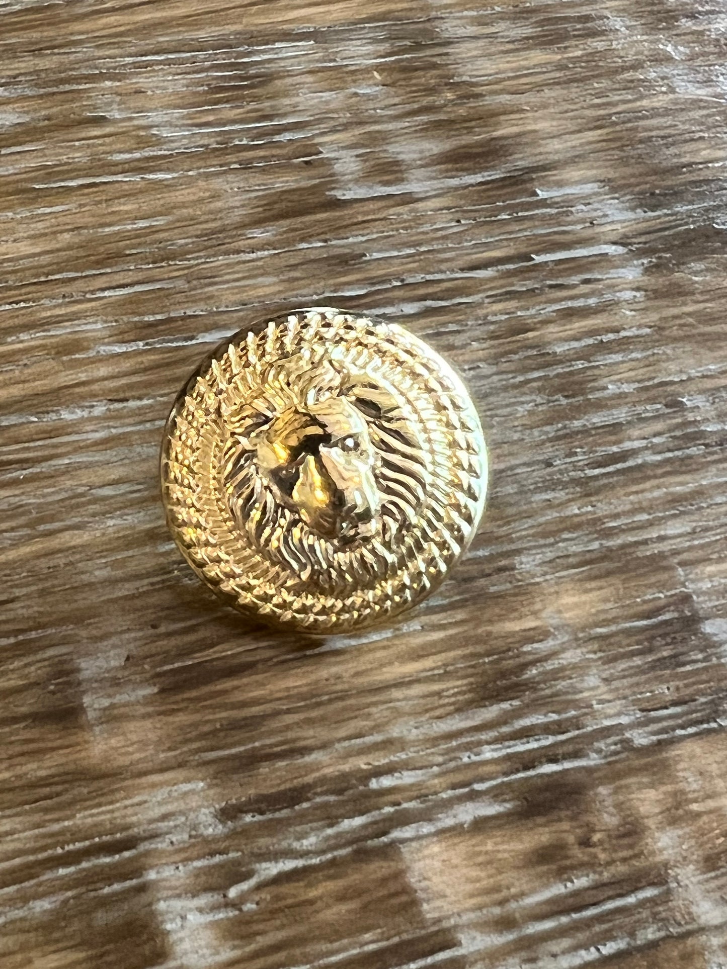 21mm Lion Head Shank Button (34L)