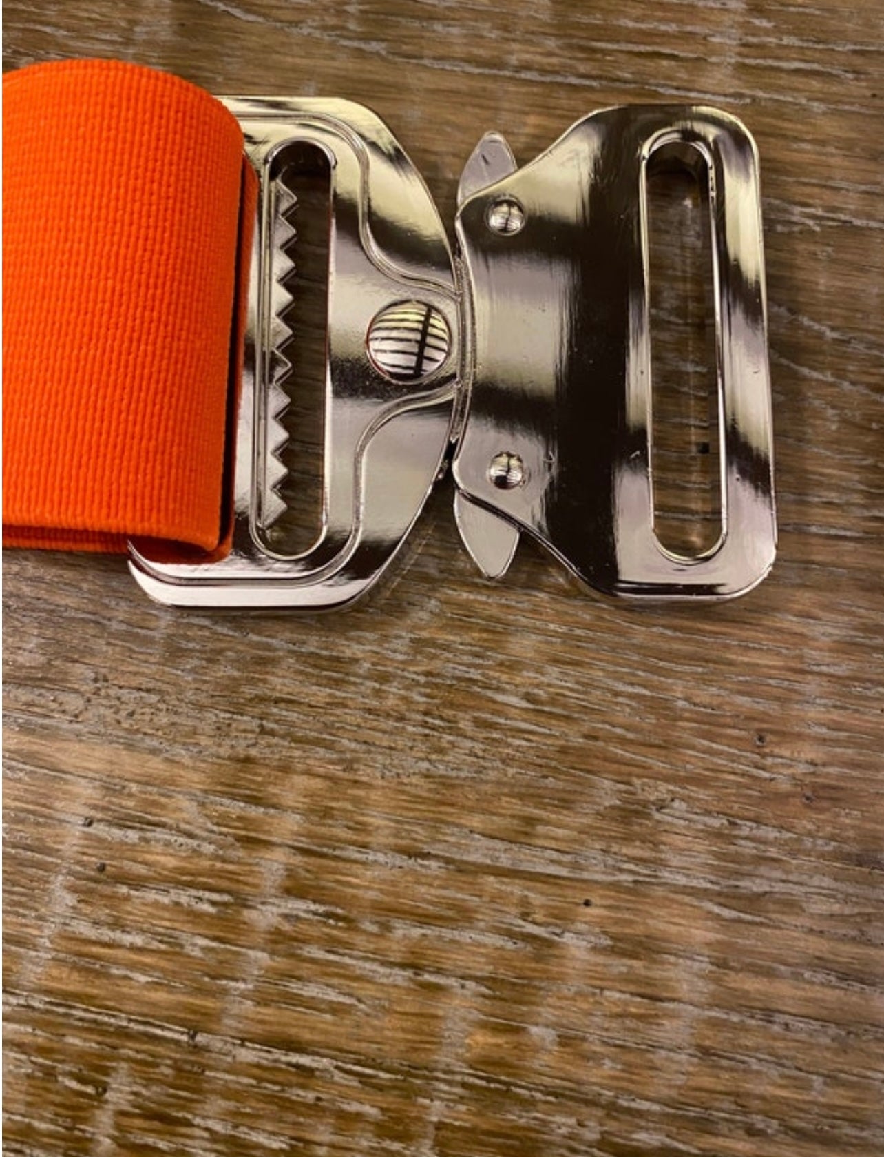 5cm Silver Adjustable Safety Lock Buckle