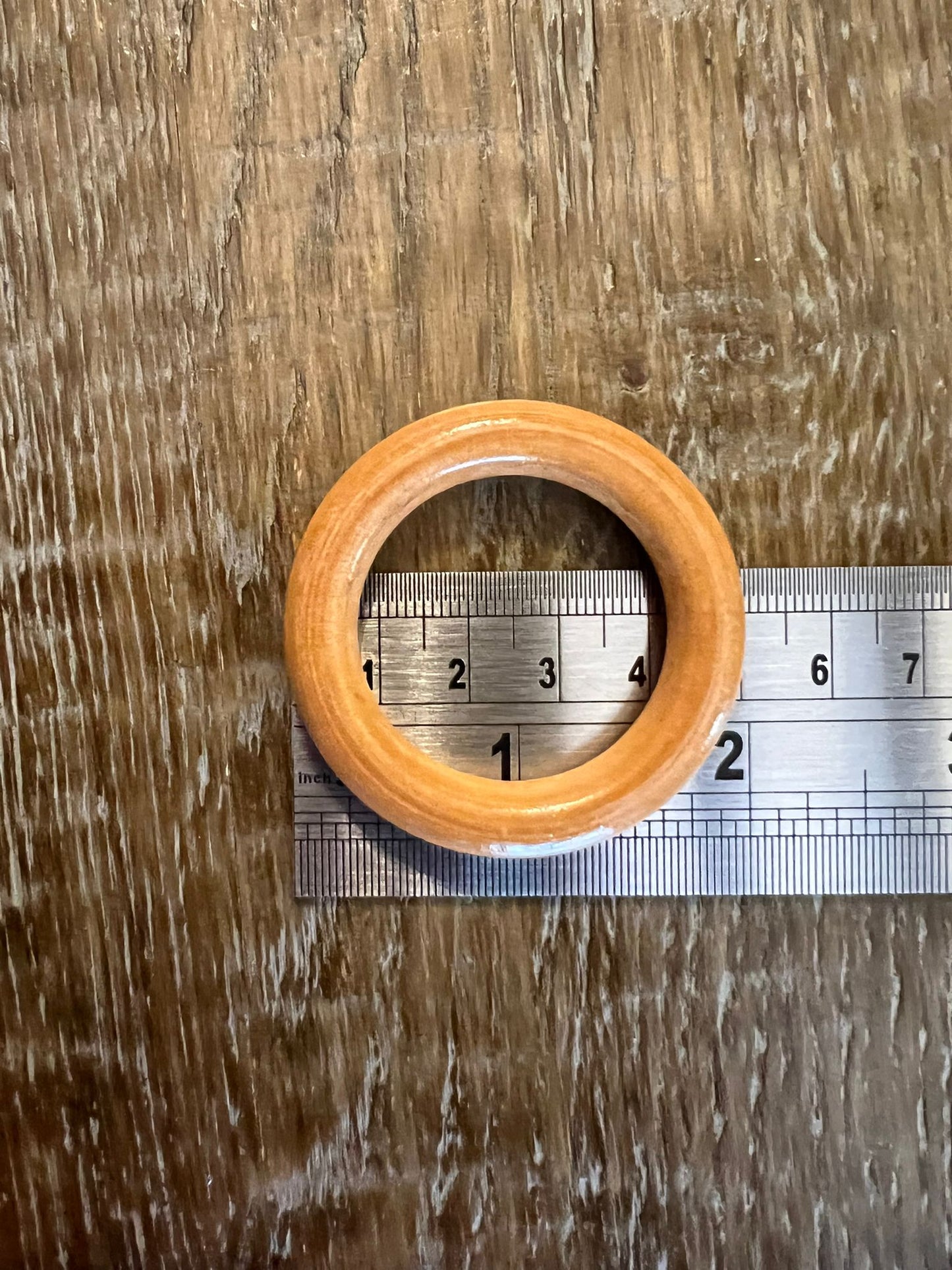 2” Size, Real Wood Rings, Wooden Rings, Red Wood, Mid Wood, Natural Wooden Rings, 5cm