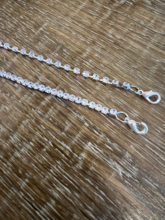 Long Diamante Chain Strap